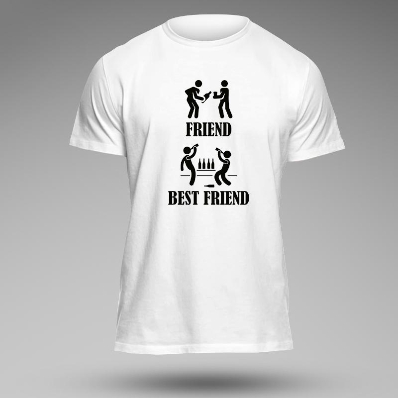 garbage Masculinity adventure Tricou personalizat "Friend best friend" - Cadouri personalizate